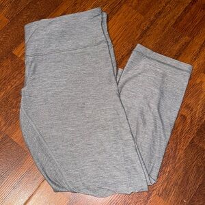 Lululemon gray align crop leggings size 10
